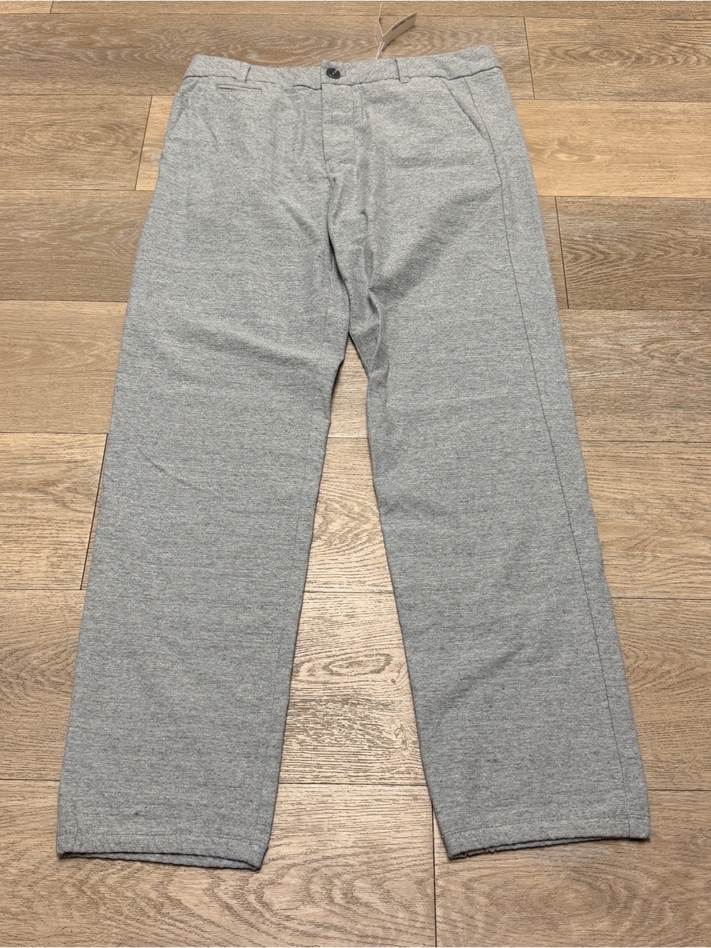 JAMES PERSE Standard Cotton Flannel Belted Pants Drawstring Heather 34 NWT 245$